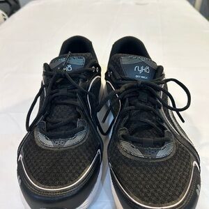Ryka Black and White Sky Walk Sneakers